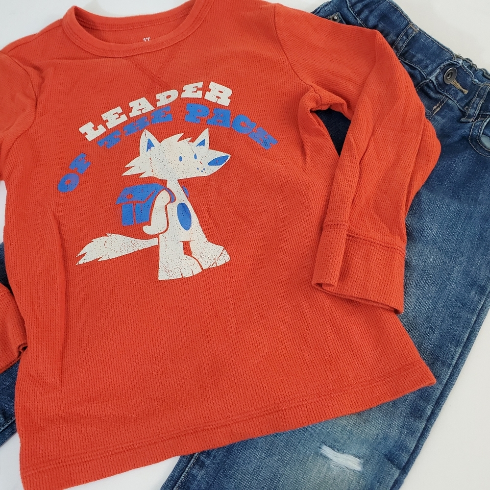 1989 Place Matching Outfit Jeans & Top Size 5T